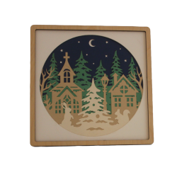 Tableau Scéne de noël