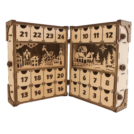 Calendrier de l'avent colis de Noël