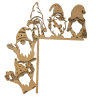 Farandole de gnomes décoration d'angle de porte
