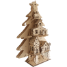 Sapin village de Noël (grand modèle)