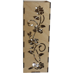 Photophore motif fleurs