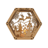Lanterne de Noël Hexagonale