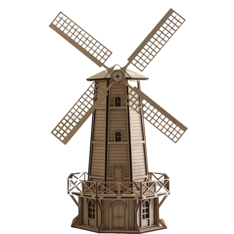 Grand moulin 3D