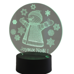 Lampe Bonhomme de neige