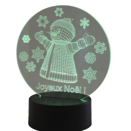 Lampe Bonhomme de neige