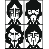 Tableau 4 garçons dans le vent