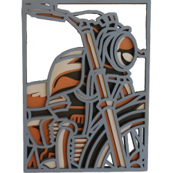Tableau moto multicouches