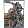 Tableau moto multicouches