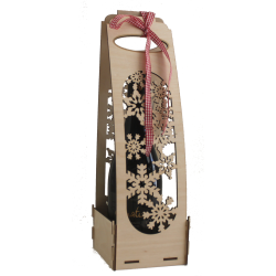 Boite à vin de Noël