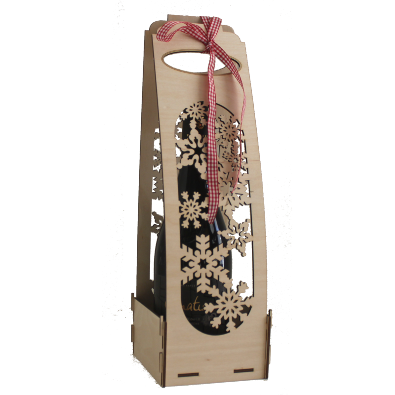 Boite à vin de Noël