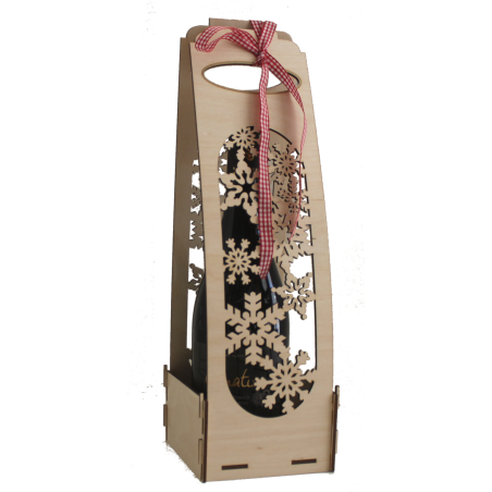 Boite à vin de Noël