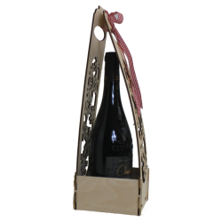 Boite à vin de Noël