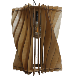 Luminaire vagues en spirale