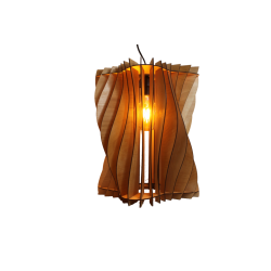 Luminaire vagues en spirale