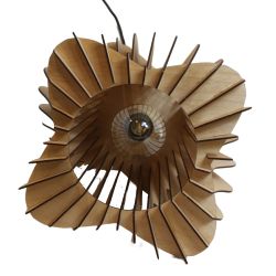 Luminaire vagues en spirale
