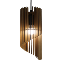 Luminaire cylindre spirale