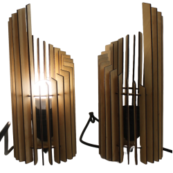 Luminaire cylindre spirale