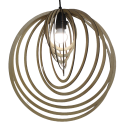 Luminaire cercles concentriques