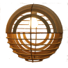 Luminaire boule à motifs