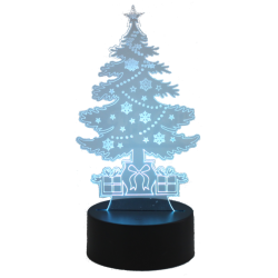 Lampe sapin de Noël