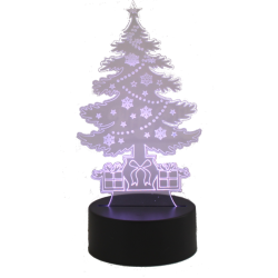 Lampe sapin de Noël