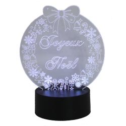 Lampe couronne de Noël